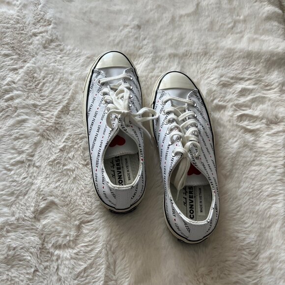 Converse All Star Chuck Taylor Low Love Fearlessly Sneakers - Picture 2 of 4